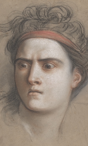 Charles Antoine Coypel, Medea, ca. 1715. Pastel; 12 x 8 inches / 29.4 x 20.6 cm (New York: The Metropolitan Museum of Art)